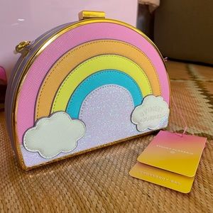 NWT Stoney Clover Lane X Target Rainbow Clutch & Crossbody Purse